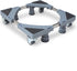 MaxWorks Adjustable Furniture Dolly with 4 Dual-Locking Wheels, Universal Washing Machine Base