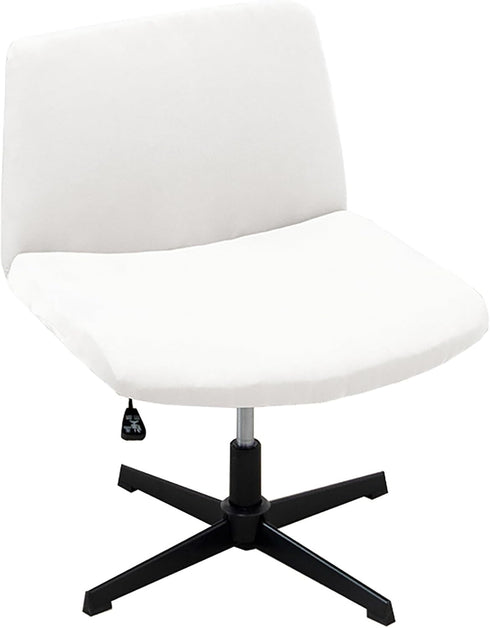 WYLEBER Stretch Armless Chair Covers,Swivel Criss Cross Chair Covers Slipcovers,Mid Back Wide Seat