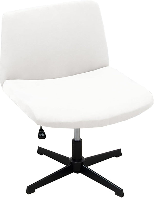 WYLEBER Stretch Armless Chair Covers,Swivel Criss Cross Chair Covers Slipcovers,Mid Back Wide Seat