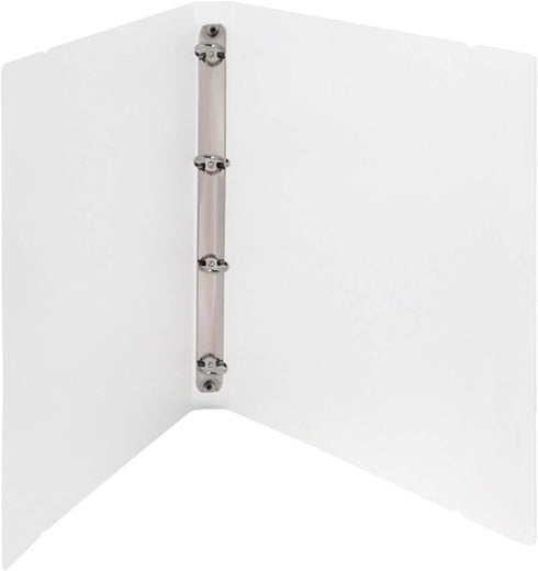 PP Hardcover 4 6 9 Ring Binder/Organizer/Planner for Inserted Sheets, Spiral Refill Paper, School Office Supplies (A4-4