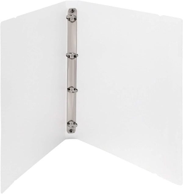 PP Hardcover 4 6 9 Ring Binder/Organizer/Planner for Inserted Sheets, Spiral Refill Paper, School Office Supplies (A4-4