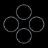 X AUTOHAUX Silicone O-Rings, 105mm OD 98mm ID 3.5mm Width VMQ Seal Gasket for Pipe Repair, White, Pack of 4