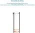 StonyLab 3-Pack Borosilicate Glass Graduated Cylinder, 10ml Heavy Wall Measuring Cylinder