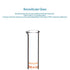 StonyLab 4-Pack Borosilicate Glass Graduated Cylinder, 10ml Heavy Wall Measuring Cylinder