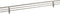 Hardware Resources 17IN WIDE SATIN NICKEL WIRE SHOE FENCE FOR SHELVING