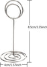 TecUnite 24 Pack Table Number Holder - 3.35 Inch Place Card Wire Photo Holder Clips for Wedding Reception