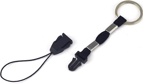 YOUOWO 10 Pcs Nylon Finger Short Lanyards - Detachable Circular Ring for USB Flash Drive, Cell Phone, Key, ID Card