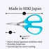 ALLEX Ostomy Scissors with Curved Blunt Tips for Cutting Stoma Bag and Wafer, Made in JAPAN with Japanese Stainless