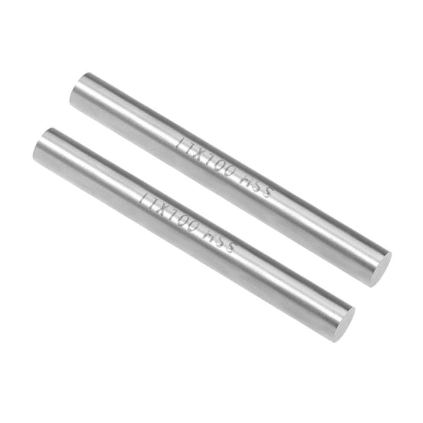 uxcell 2pcs Round Steel Metal Rods, 11mm x 100mm High Speed Steel for DIY Craft and Lathes