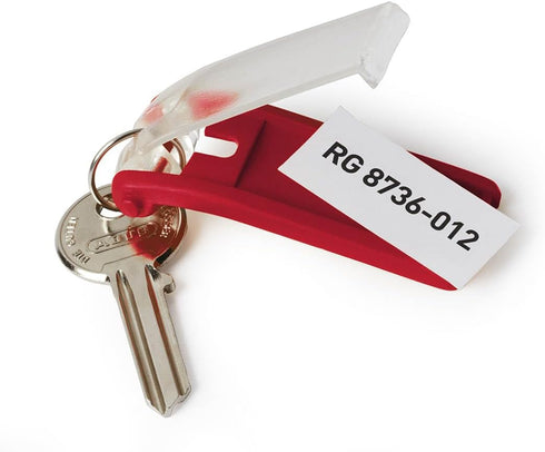 Durable Key Rack, 24-Tag Capacity, Plastic, Gray, 8.38 x 1.38 x 14.13