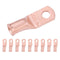 SELTERM 10pcs 6 AWG - #10 Stud Battery Lugs, Heavy Duty Wire Lugs, Ring Terminals, 6 Gauge Connectors