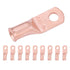 SELTERM 10pcs 6 AWG - #10 Stud Battery Lugs, Heavy Duty Wire Lugs, Ring Terminals, 6 Gauge Connectors