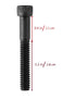 Socket Head Cap Screw, 1/4-20 x 1-1/2", Alloy Steel, Black Oxide, Hex Socket Coarse Thread, 1/4 inch Hexagonal Allen