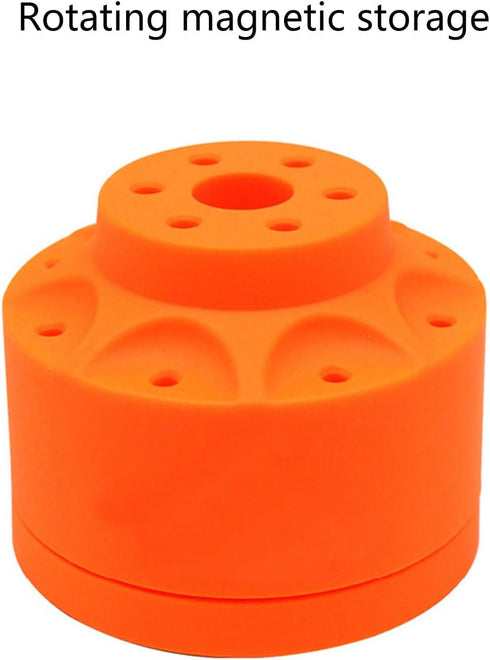 Aouzsta Compact and Efficient Screwdriver Rotary Holder Storage Box for Quick and Easy Access Suitable for Workbench