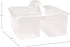 Teacher Created Resources Clear Portable Plastic Storage Caddy 6-Pack for Classroom and Office Organization