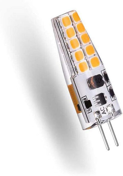 5W G4 LED Light Bulbs, 8 Pack, AC/DC 12V Bi-Pin Base, 50W Equivalent, 3000K Warm White, 360 Degree Beam Angle