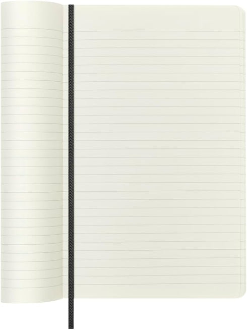 Moleskine Limited Edition Notebook Vegea, Large, Ruled, Black Boa, Soft Cover, 5 x 8.25 Inch