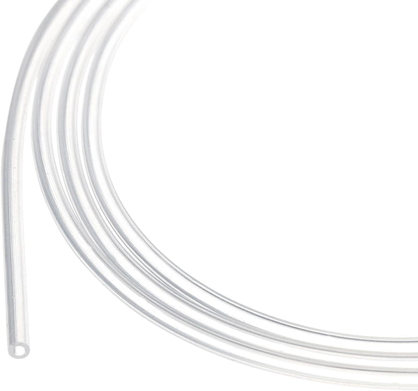 10m(33ft) 1mm(0.04") ID x 2mm(0.08") OD Silicone Tubing, Clear Industrial Plastic Tubing for Pump Siphoning