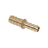Joywayus 3/8" to 1/2" Reducer ID Hose Barb Splicer, Brass Water/Fuel/Air Hex Union Fitting