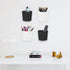 Wall Caddy Pen Holders, Pencil Cups Organizer for Office Home Craft, with Adhesive Stickers, 2 Colors