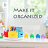 MeCids Art Supply Storage Organizer, 360° Spinning Pen Holder and Caddy for Office, Classroom