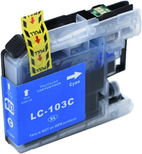 Luckytime Compatible Ink Cartridge Replacement for Brother LC103, 10-PACK for MFC J4310DW J4410DW J4510DW
