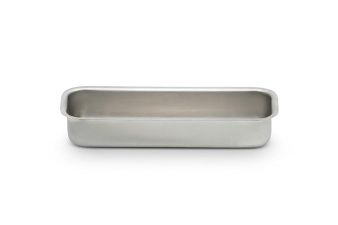 Stainless Steel Catheter Tray w/Ridges-8.75 x 3.3125 x 1.5