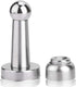 Heavy Duty Magnetic Door Stop, Wall/Floor Mounted Door Holder, Magnetic Door Catch Stopper, Silver, 1-Piece