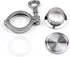 LOKLNEYK 1pcs 304 Set 1.5"-8" Applications(45mmx64) SS Sanitary Tri Clamp Ferrule/End Cap/Clamp/Gasket