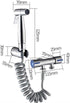 YHWKZCTTT Set SUS304 Handheld Toilet Spray Stainless Steel Douche for Cloth Diaper Baby - Companion Wall Mounted
