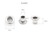 CRAFTMEMORE 3mm Grommet Tool Kit, Eyelet Setting Tool with Hole Punch Cutter & 100 Grommets