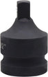 Impact Socket Adapter and Reducer - 1 Inch Drive F to 1/2 Inch M Chrome Molybdenum Steel Converter for Auto