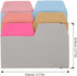 NUOBESTY 1 Pack of 90Pcs 6-Color Divider Sticky Notes Index Note Papers Writable and Repositionable Take Notes and Mark Pages for Home Office School