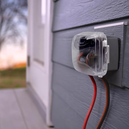 Intermatic WP5100C Extra-Duty Electrical Outlet Cover - Single Gang, Waterproof Design for Outdoor GFCI Outlets