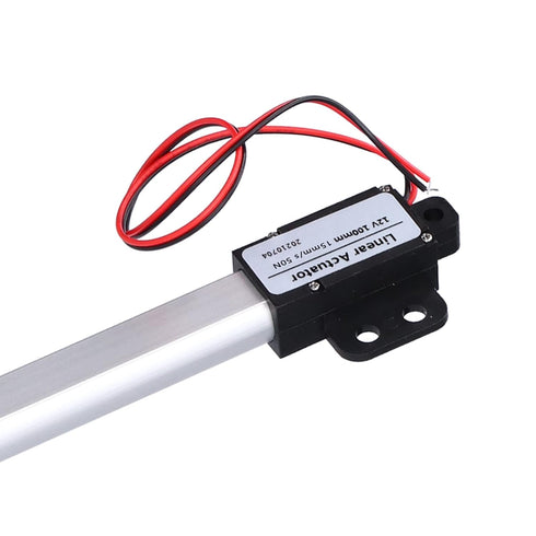 Linear Actuator, Electric Micro 12V DC Linear Actuator, 4" Stroke, Built-in Limit Switch, Low Noise for Home Automation