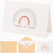 FourGiven Family Co Baby Shower Thank You Cards with Envelopes, 50 Pack, Baby Girl Shower,
