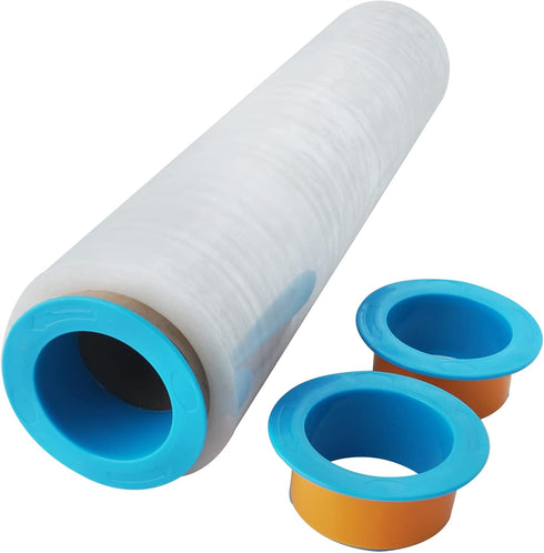 ELFJOY Stretch Film Dispenser for 3" Core Film, Stretch Wrap Holder for Shipping Pallet Packing and Moving Supplies,