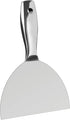 6 Inch Putty Knife, Premium Polished All-Stainless Steel Scraper Tool for Drywall Finishing and Paint Scraping