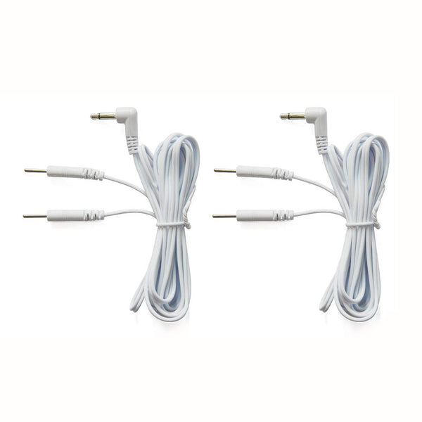 DC 3.5mm Length 60'' Electrode Wires for Tens EMS Machine, Pack of 2