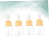 4Pcs Mini Glass Dropper Bottles for Essential Oils, Travel Dispensing Bottles