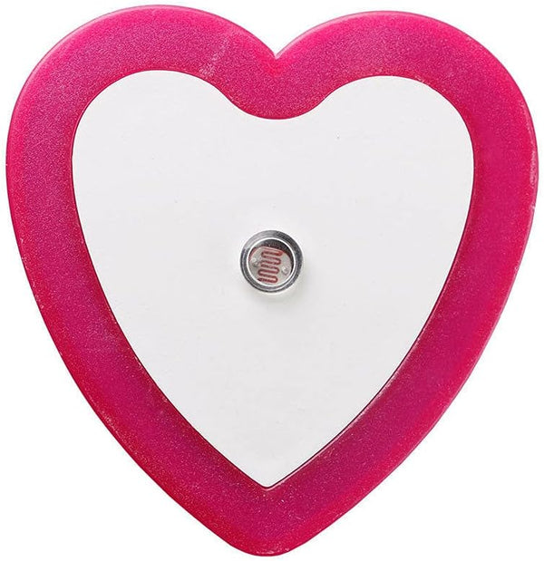 ausuky 0.5W Plug-in Auto Sensor Control LED Night Light Lamp Bedroom Hallway Heart