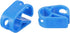 PATIKIL Plastic Tube Tubing Clamps, 5Pcs Adjustable Hose Clamp Clip for Laboratory Pinch Valve, Blue