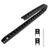 R18 Black Plastic Cable Wire Carrier Drag Chain, 10mm x 15mm, 1M Length for CNC with End Connectors