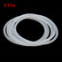 X AUTOHAUX 70mm OD Silicone O-Rings, 63mm ID, 3.5mm Width VMQ Seal Gasket for Pipe Repair, Pack of 5