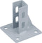 6 PCS 2020 Aluminum Extrusion Floor Mount Base Anchor Plate for 20 x 20 T Slot Aluminum Profiles