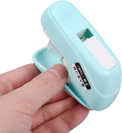 Effortless Stapler, Portable Stapleless Stapler for Office, School, Heavy Duty Stationery Supplies for Students,