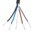 uxcell A16110400ux0295 M12 Female Straight 5 Pins Connector Aviation Socket Electrical Cable 5M Black