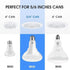 Energetic 2 Pack 75W BR30 LED Recessed Light Bulb, Dimmable, 900 Lumens, Daylight 5000K, E26 Base