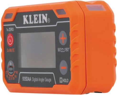 Klein Tools 935DAA Digital Electronic Level and Angle Gauge - LED Angle Alert for Measuring Angles