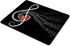 Custom Smooffly Gaming Mouse Pad, Treble Love and Music Notes, Non-Slip Rubber Comfortable Design